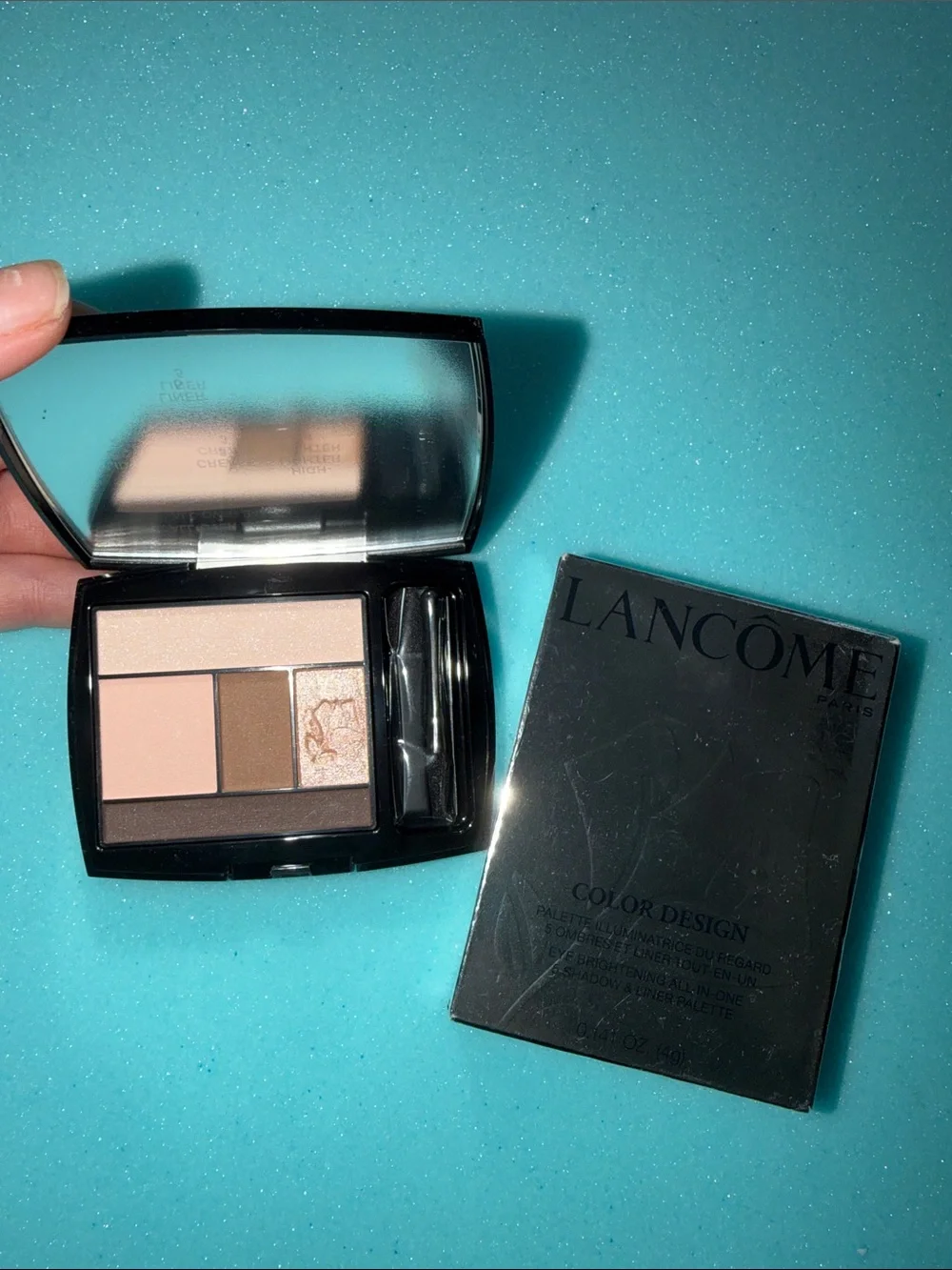 Lancôme Color Design Eyeshadow Palette — Pink, Brown & Champagne Shades